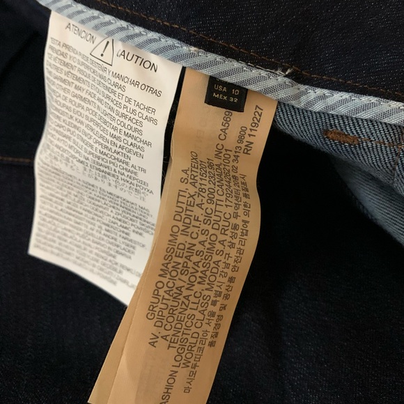 NWT Massimo Dutti Button Denim Jean Skirt … - Picture 5 of 7